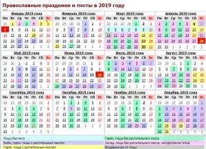 Церковный календарь на 2021 год православные праздники и посты